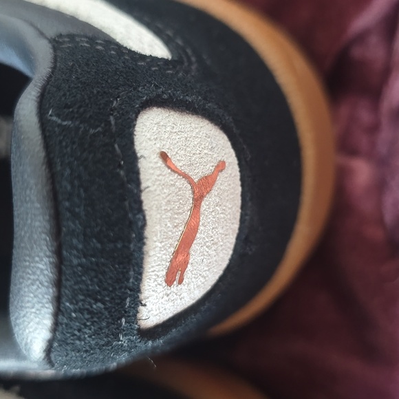 PUMA Palermo Sneakers, Color Puma Black-Feather Gray-Gum, Retail $85.00 USD - Picture 6 of 16